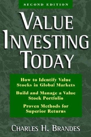 Cover of Value investing today