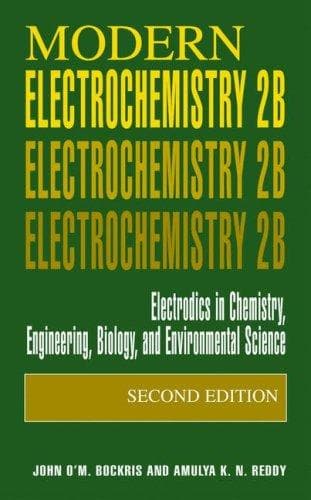 Cover of Modern electrochemistry