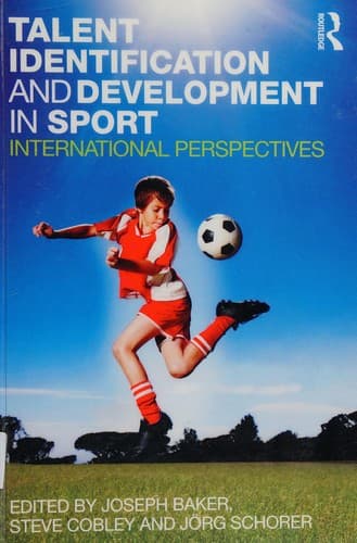 Cover of Talent identification and development in sport