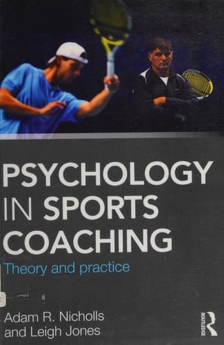 Cover of Psychology in sports coaching