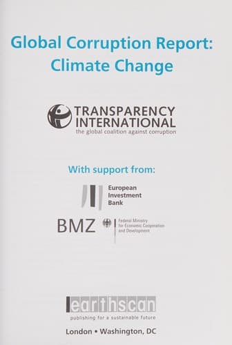 Cover of Global corruption report