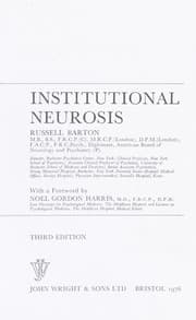 Institutional neurosis