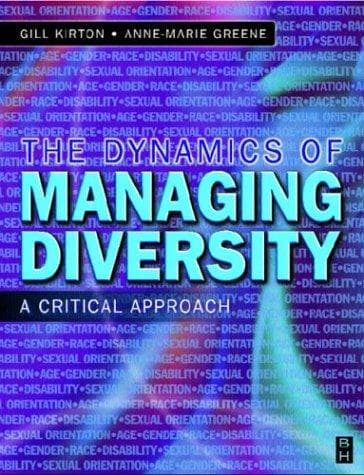 Cover of The dynamics of managing diversity