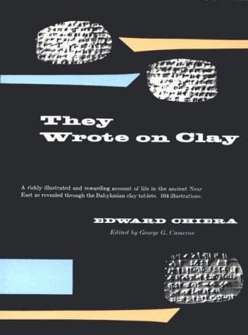 Cover of They wrote on clay