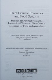 Plant genetic resources and food security