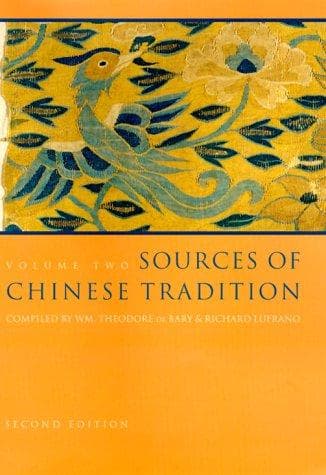 Cover of Sources of Chinese Tradition (Records of Civilization, Sources and Studies and Introduction to Oriental Classics Series)