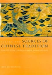 Sources of Chinese Tradition (Records of Civilization, Sources and Studies and Introduction to Oriental Classics Series)