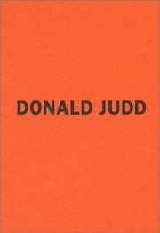 Donald Judd