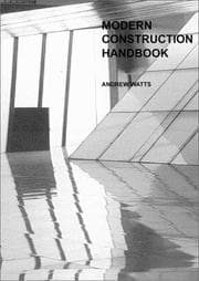 Modern construction handbook