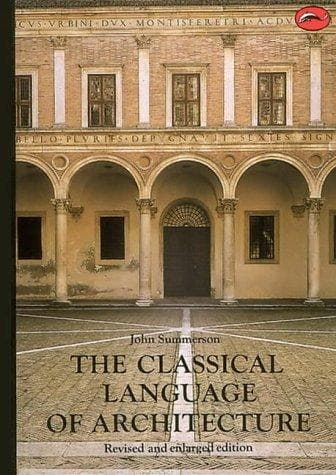 Cover of The Classical Language of Architecture