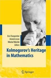 Kolmogorov's heritage in mathematics