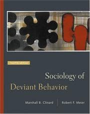 Sociology of deviant behavior