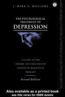 Cover of The psychological treatment of depression