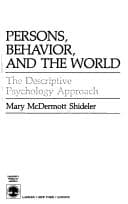 Cover of Persons, behavior, and the world