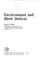 Cover of Environment and birth defects