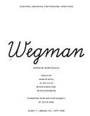 Cover of William Wegman