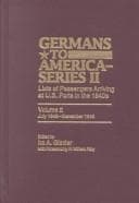 Cover of Germans to America