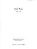 Cover of Aldo Rossi