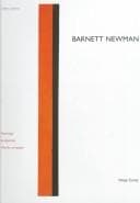 Cover of Barnett Newman