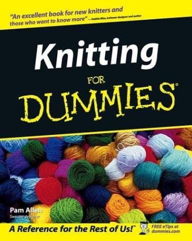 Cover of Knitting for dummies