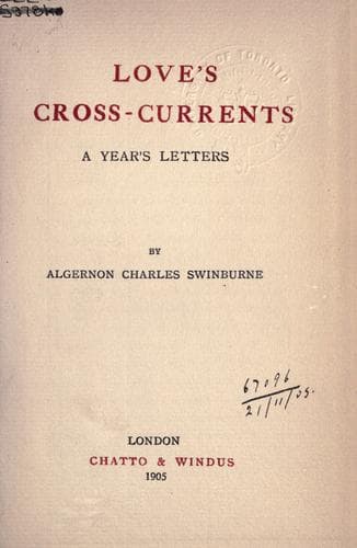 Cover of Love's cross-currents