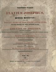 The genuine works of Flavius Josephus