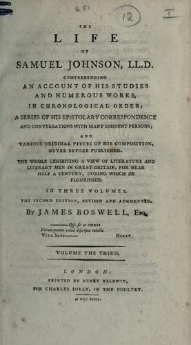 Cover of Life of Samuel Johnson