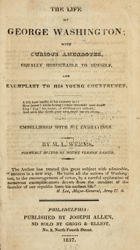 Cover of The life of Washington