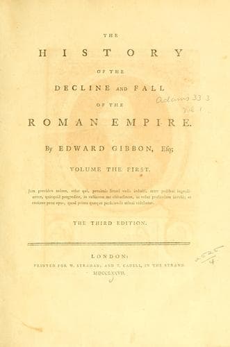 Cover of History of the Decline and Fall of the Roman Empire Complete and Unabridged