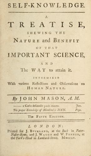 Cover of Self-knowledge