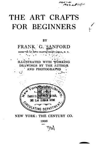 Cover of The Art Crafts for Beginners