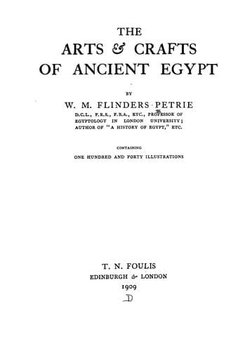 Cover of The Arts & Crafts of Ancient Egypt