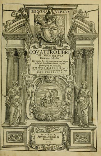 Cover of Quattro libri dell'architettura