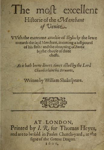 Cover of The Merchant of Venice