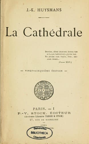 Cover of La cathédrale