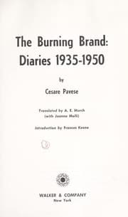 The burning brand: diaries 1935-1950