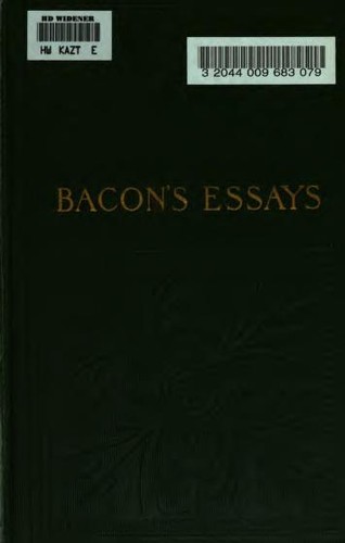 Cover of Essays