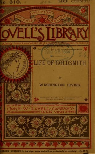 Cover of Oliver Goldsmith