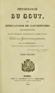 Physiologie du goût