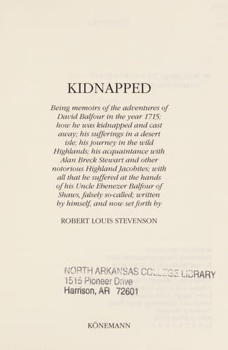 Cover of Kidnapped