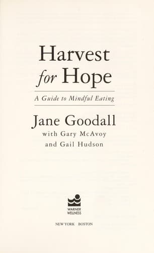 Cover of Harvest for Hope