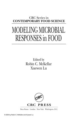 Cover of Modeling microbial responses in food