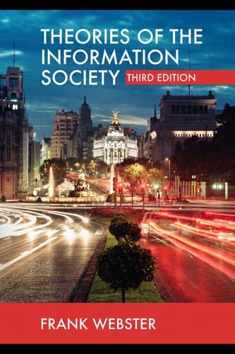 Cover of Theories of the information society