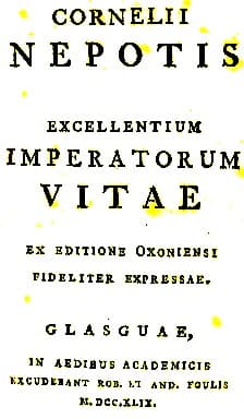 Cover of Vitae excellentium imperatorum