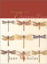 Stumpwork dragonflies